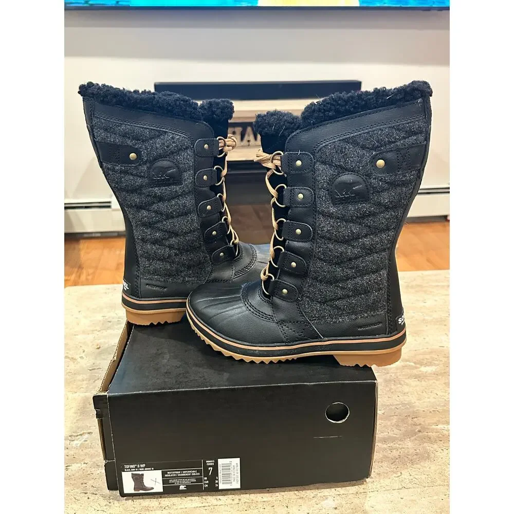 NEW in Box Sorel Women’s Tofino II Faux Shearling Lined Waterproof Boot size 7
